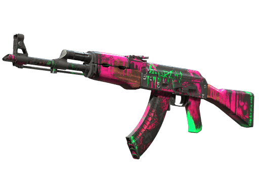 StatTrak™ AK-47 | Neon Revolution (Battle-Scarred)