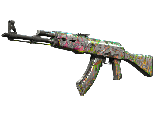 StatTrak™ AK-47 | Head Shot (Well-Worn)