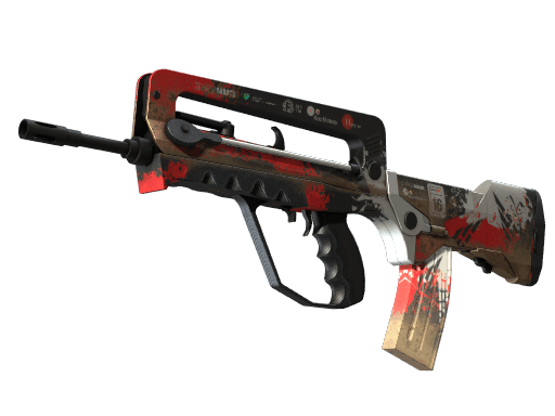 StatTrak™ FAMAS | Roll Cage (Minimal Wear)