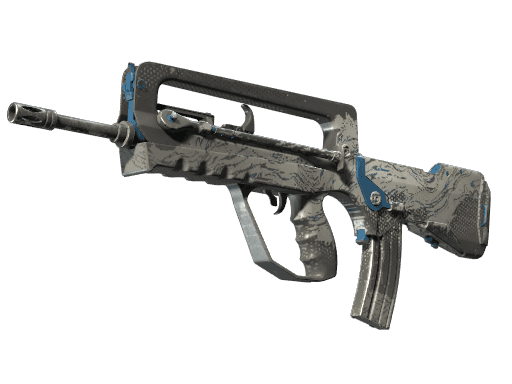 FAMAS | Halftone Wash (Well-Worn)