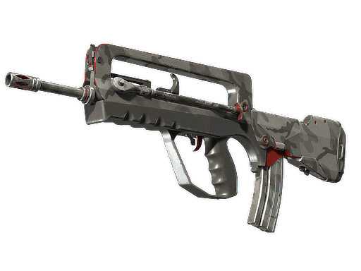 FAMAS | Grey Ghost (Well-Worn)