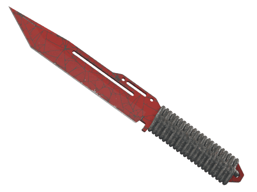 ★ Paracord Knife | Crimson Web (Well-Worn)