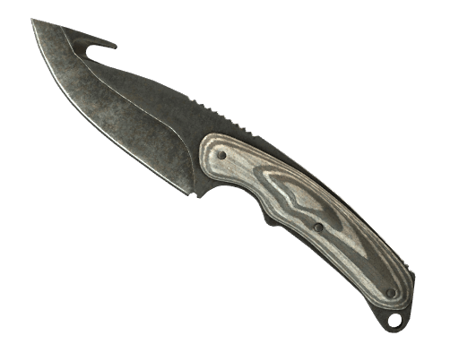 ★ Gut Knife | Black Laminate (Battle-Scarred)