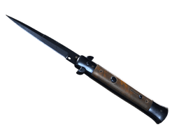 ★ Stiletto Knife | Blue Steel (Battle-Scarred)