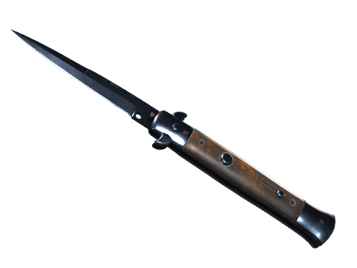 ★ StatTrak™ Stiletto Knife | Blue Steel (Factory New)