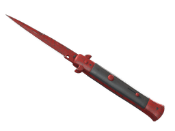 ★ Stiletto Knife | Crimson Web (Field-Tested)