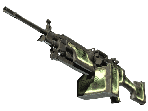 StatTrak™ M249 | Deep Relief (Well-Worn)