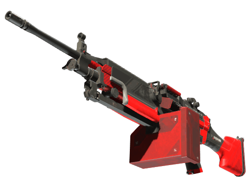 StatTrak™ M249 | System Lock (Minimal Wear)