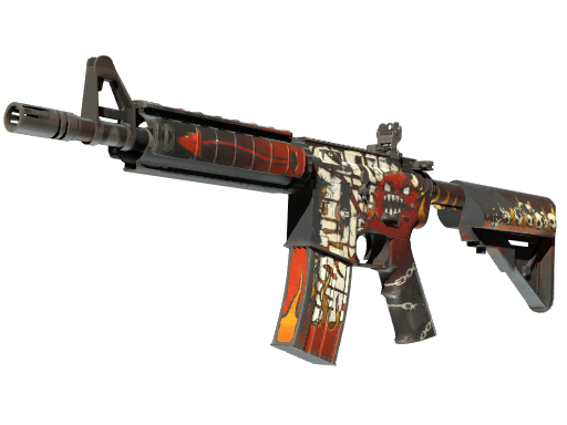 StatTrak™ M4A4 | Hellfire (Field-Tested)