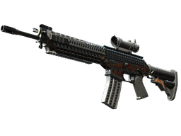 SG 553 | Heavy Metal (Well-Worn)