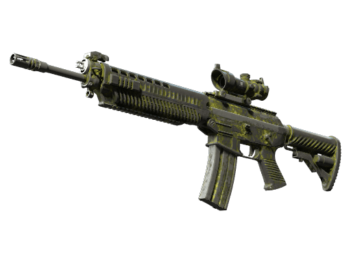 SG 553 | Gator Mesh (Battle-Scarred)