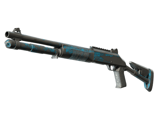 XM1014 | VariCamo Blue (Battle-Scarred)
