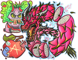 Fruits And Veggies Sticker Collection
