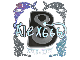 Sticker | alex666 (Holo) | Austin 2025