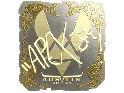 Sticker | apEX (Gold) | Austin 2025