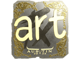 Sticker | arT (Gold) | Austin 2025