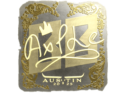 Sticker | Ax1Le (Gold) | Austin 2025