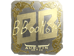 Sticker | Boombl4 (Gold) | Austin 2025