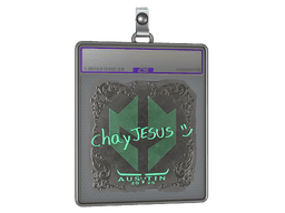 Sticker Slab | chayJESUS (Foil) | Austin 2025