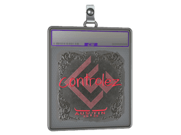 Sticker Slab | controlez (Foil) | Austin 2025