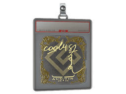 Sticker Slab | cool4st (Gold) | Austin 2025