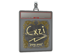 Sticker Slab | Cxzi (Gold) | Austin 2025