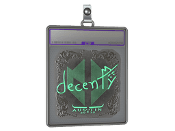 Sticker Slab | decenty (Foil) | Austin 2025