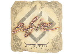 Sticker | efire | Austin 2025