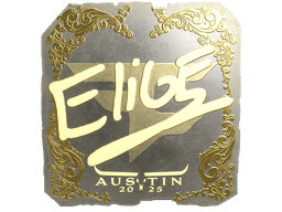 Sticker | EliGE (Gold) | Austin 2025