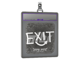 Sticker Slab | exit (Foil) | Austin 2025