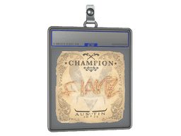 Sticker Slab | FlameZ (Champion) | Budapest 2025
