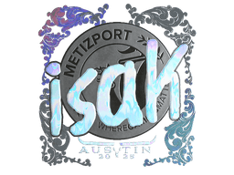 Sticker | isak (Holo) | Austin 2025