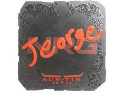 Sticker | jeorge (Foil) | Austin 2025