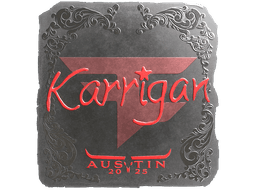 Sticker | karrigan (Foil) | Austin 2025
