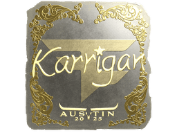 Sticker | karrigan (Gold) | Austin 2025