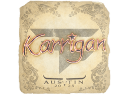 Sticker | karrigan | Austin 2025