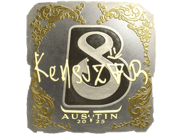 Sticker | kensizor (Gold) | Austin 2025