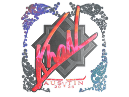 Sticker | khaN (Holo) | Austin 2025