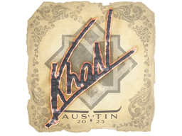 Sticker | khaN | Austin 2025