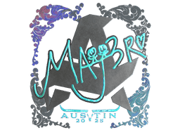 Sticker | MAJ3R (Holo) | Austin 2025