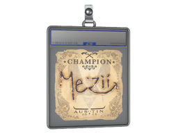 Sticker Slab | mezii (Champion) | Budapest 2025