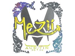 Sticker | mezii (Holo) | Austin 2025