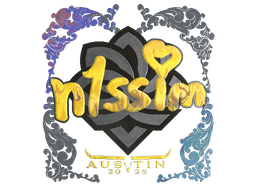 Sticker | n1ssim (Holo) | Austin 2025