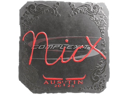 Sticker | nicx (Foil) | Austin 2025