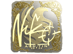 Sticker | NiKo (Gold) | Austin 2025