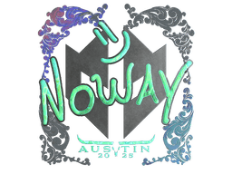Sticker | noway (Holo) | Austin 2025