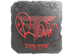 Sticker | rain (Foil) | Austin 2025