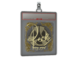 Sticker Slab | reck (Gold) | Austin 2025