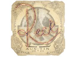 Sticker | reck | Austin 2025