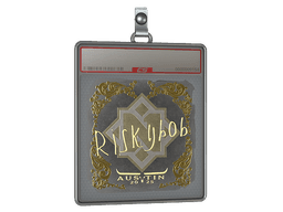 Sticker Slab | riskyb0b (Gold) | Austin 2025